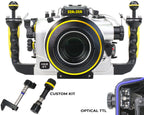SEA & SEA MDX-αU Underwater Housing For Sony α1, α9II, α7sIII, α7IV, α7RIV, α7RV (Silver)