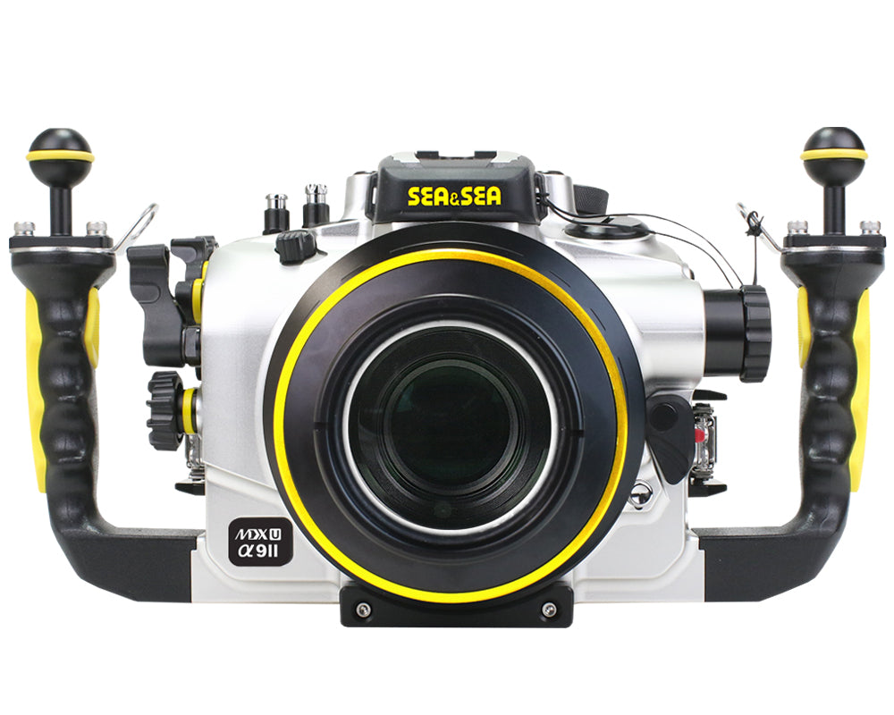 SEA & SEA MDX-αU Underwater Housing For Sony α1, α9II, α7sIII, α7IV, α7RIV, α7RV (Silver)