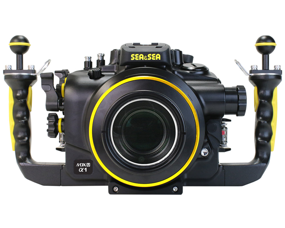 SEA & SEA MDX-αU Underwater Housing For Sony α1, α9II, α7sIII, α7IV, α7RIV, α7RV (Black)