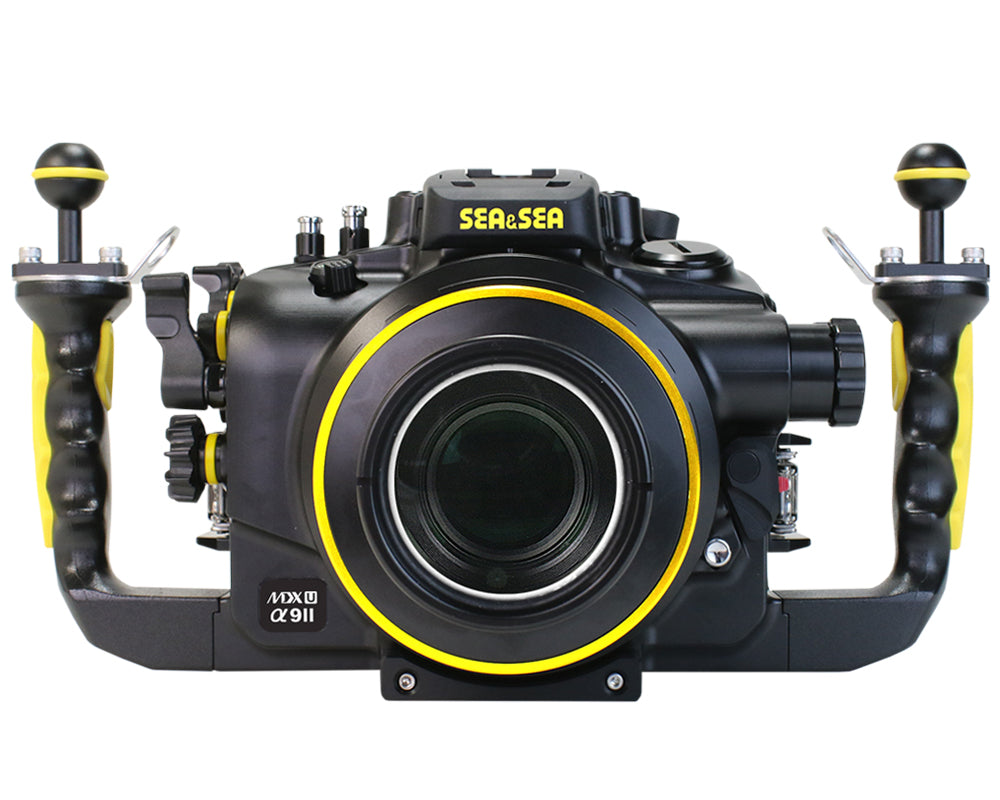SEA & SEA MDX-αU Underwater Housing For Sony α1, α9II, α7sIII, α7IV, α7RIV, α7RV (Black)