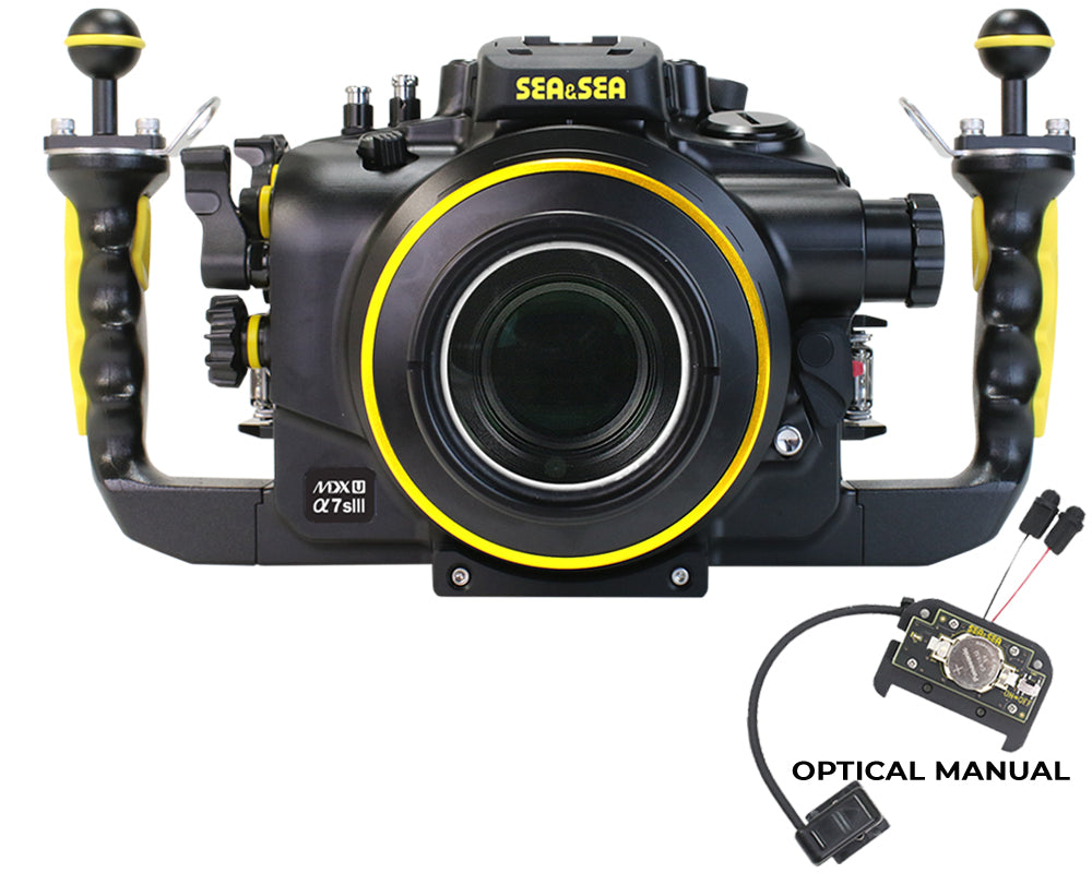 SEA & SEA MDX-αU Underwater Housing For Sony α1, α9II, α7sIII, α7IV, α7RIV, α7RV (Black)