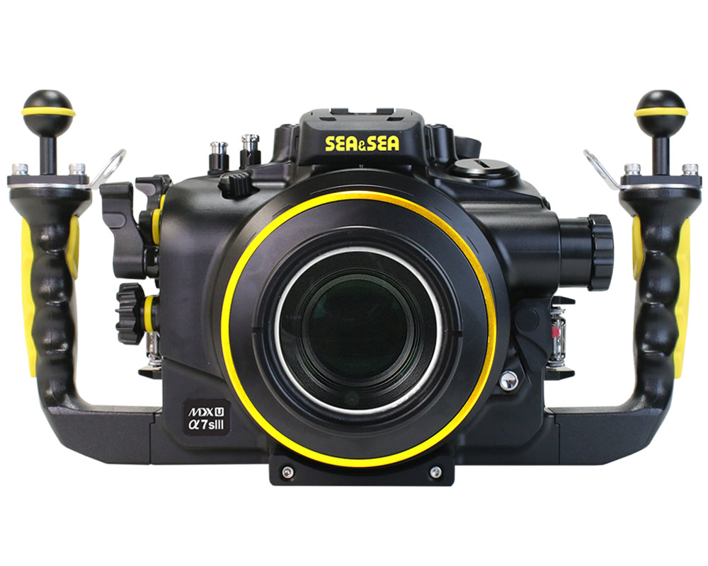 SEA & SEA MDX-αU Underwater Housing For Sony α1, α9II, α7sIII, α7IV, α7RIV, α7RV (Black)