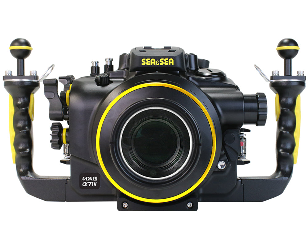 SEA & SEA MDX-αU Underwater Housing For Sony α1, α9II, α7sIII, α7IV, α7RIV, α7RV (Black)