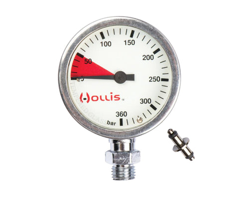 HOLLIS Pressure Gauge Module - Bar With Miflex Hose