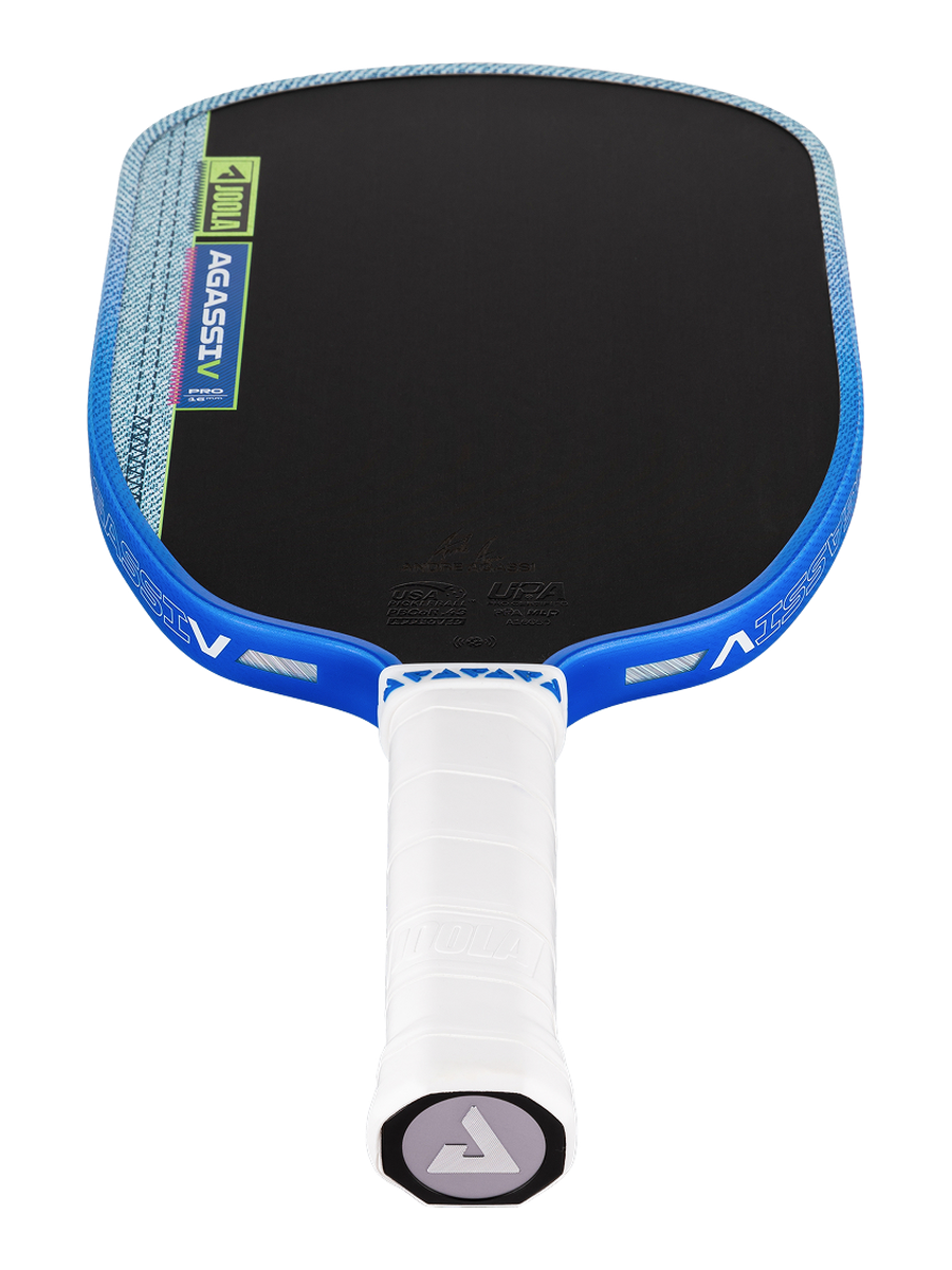 JOOLA Agassi Pro V Special Edition Washed Indigo 16mm Pickleball Paddle