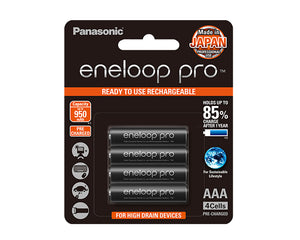 ENELOOP PRO AAAx4 RECHARGEABLE BATTERY