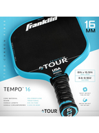 FRANKLIN FS Tour Tempo 16mm Pickleball Paddle