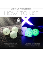 FRANKLIN Glow In The Dark Outdoor Pickleballs