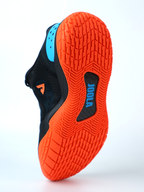 JOOLA FUNKSH1n Pickleball R4LLy Shoes - Black/Autumn Orange-South Bay Blur