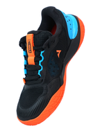 JOOLA FUNKSH1n Pickleball R4LLy Shoes - Black/Autumn Orange-South Bay Blur