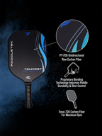 PADDLETEK Tempest Wave Pro-C 14.3mm Pickleball Paddle
