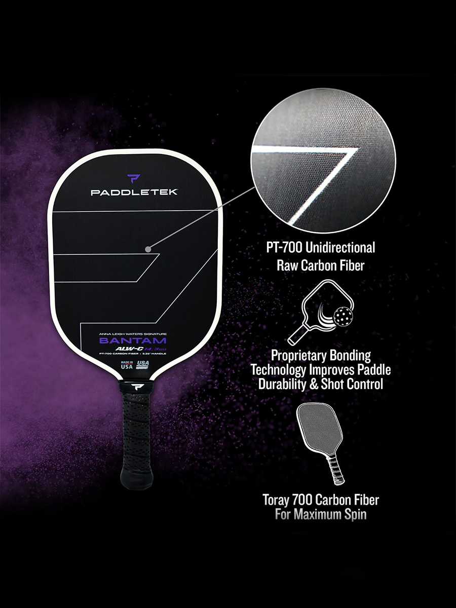 PADDLETEK Bantam ALW-C 14.3mm Pickleball Paddle