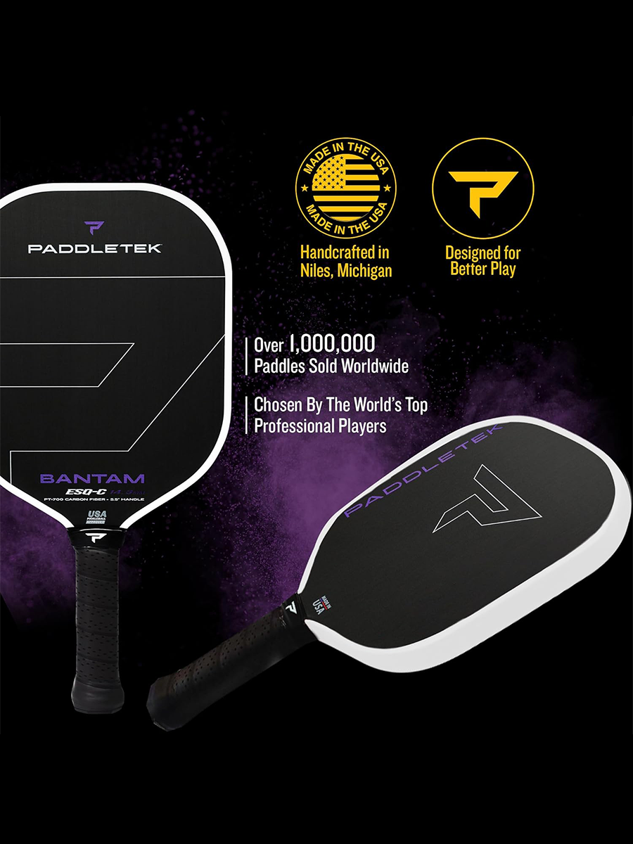 PADDLETEK Bantam ESQ-C 14.3mm Pickleball Paddle