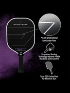 PADDLETEK Bantam ESQ-C 14.3mm Pickleball Paddle