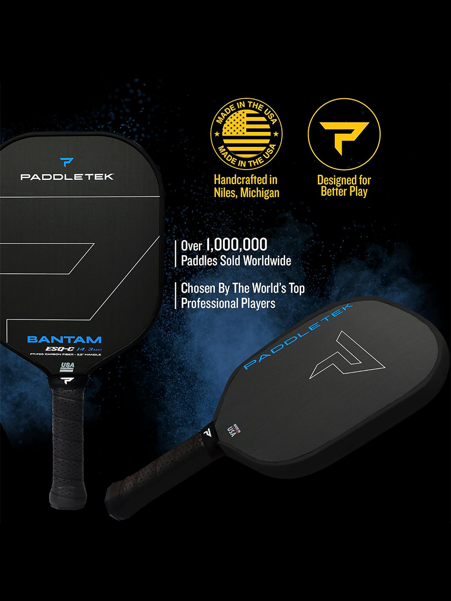 PADDLETEK Bantam ESQ-C 14.3mm Pickleball Paddle