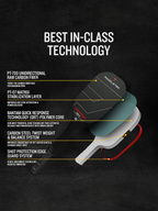PADDLETEK Bantam ESQ-C 14.3mm Pickleball Paddle