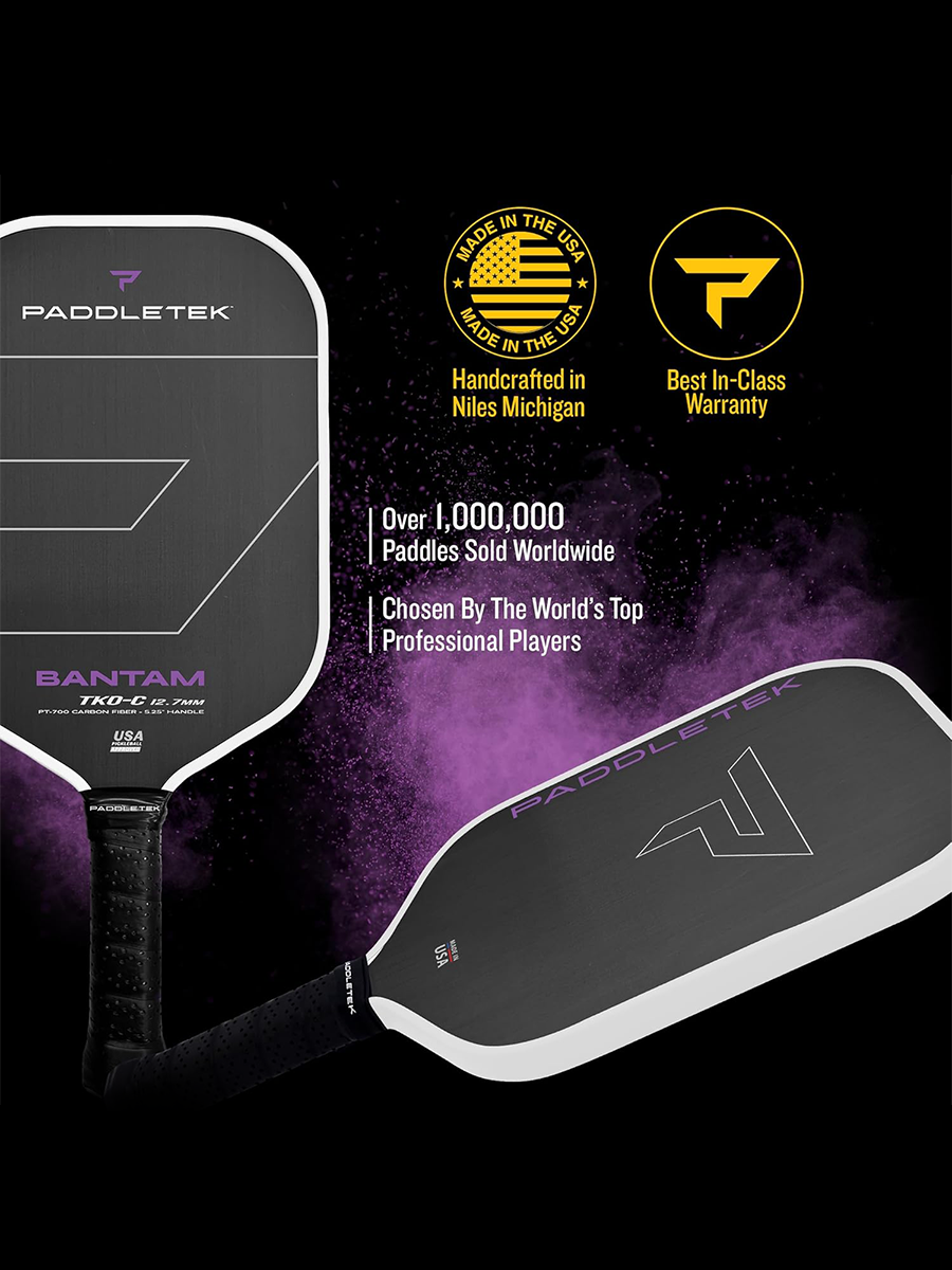 PADDLETEK Bantam TKO-C 12.7mm Pickleball Paddle