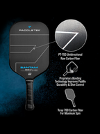 PADDLETEK Bantam TKO-C 14.3mm Pickleball Paddle