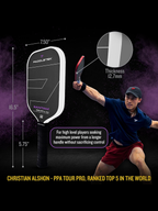 PADDLETEK Bantam TKO-CX 12.7mm Pickleball Paddle