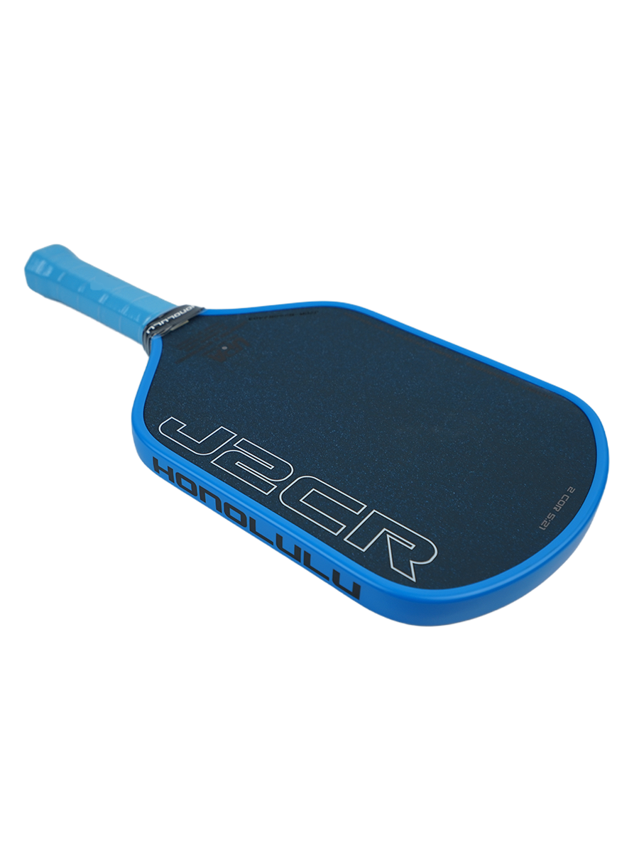 HONOLULU J2CR Crystal Blue™ Endurance Surface™ Pickleball Paddle - 5.5" Grip