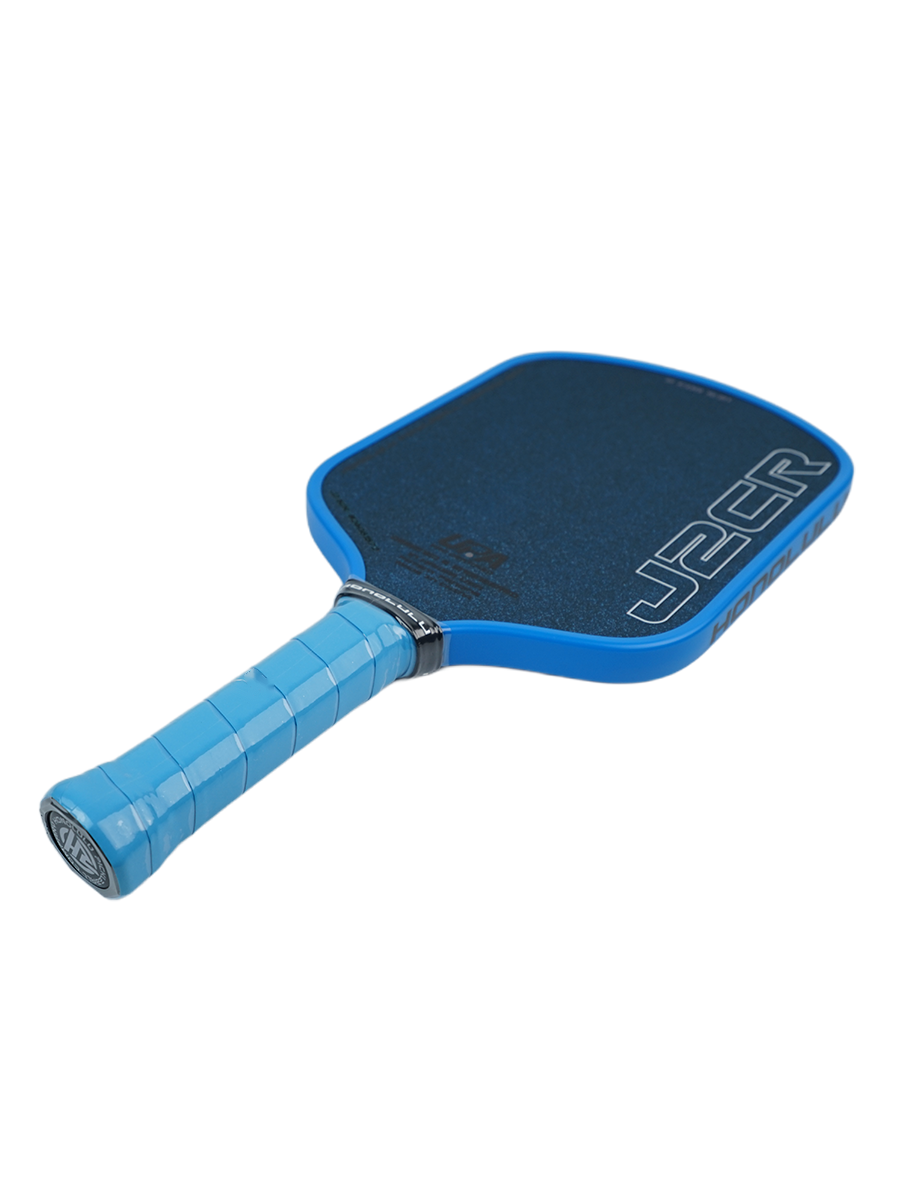 HONOLULU J2CR Crystal Blue™ Endurance Surface™ Pickleball Paddle - 6" Grip