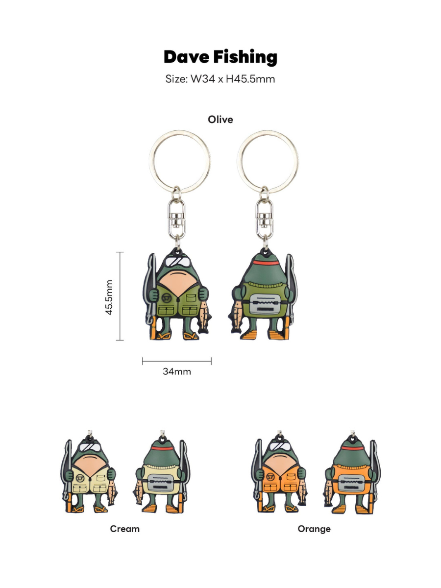 STREAM TRAIL Dave Keychain