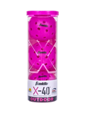 FRANKLIN X-40 Outdoor Pickleballs - 74mm