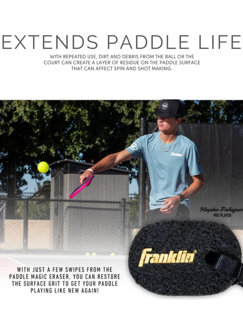 FRANKLIN Pickleball Paddle Eraser Cleaner