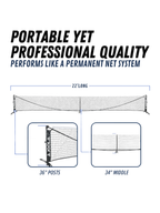 JOOLA Symmetry Pickleball Net