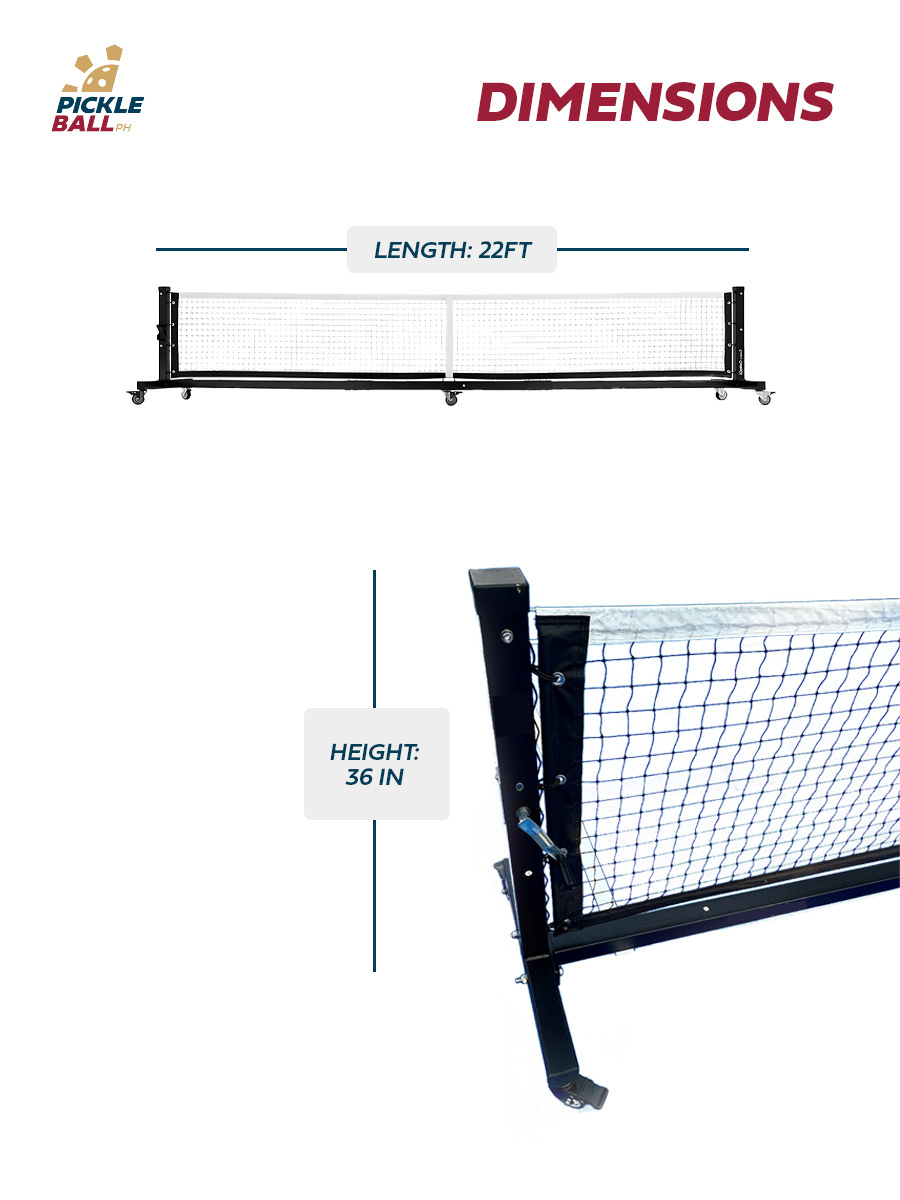 PBPH Heavy Duty Pro Pickleball Net