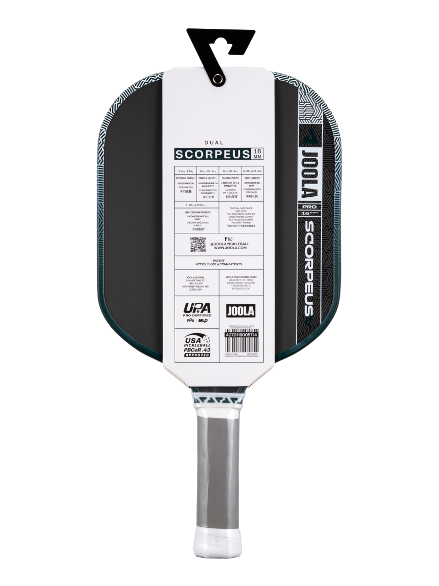 JOOLA Scorpeus Pro V Collin Johns Pickleball Paddle