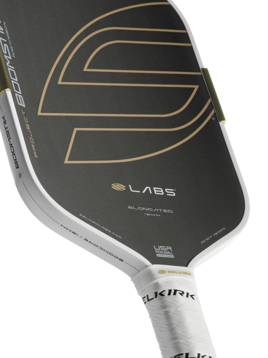 SELKIRK LABS Project Boomstik® Raw Carbon 16mm Pickleball Paddle