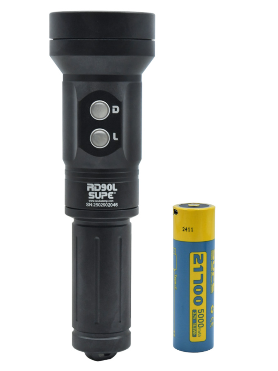 SCUBALAMP SUPE RD90L 2000 Lumens Laser Dive Light