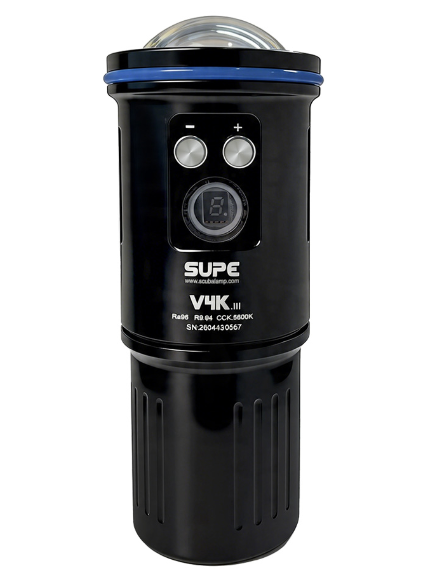 SCUBALAMP SUPE V4K V3 8000 Lumens Video Light