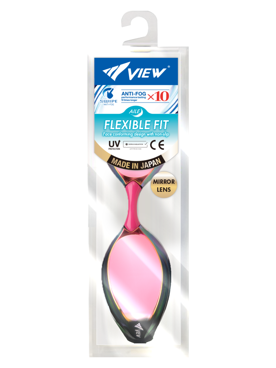VIEW V240ASAM Aile Flexible Fit Swipe Mirrored Goggles