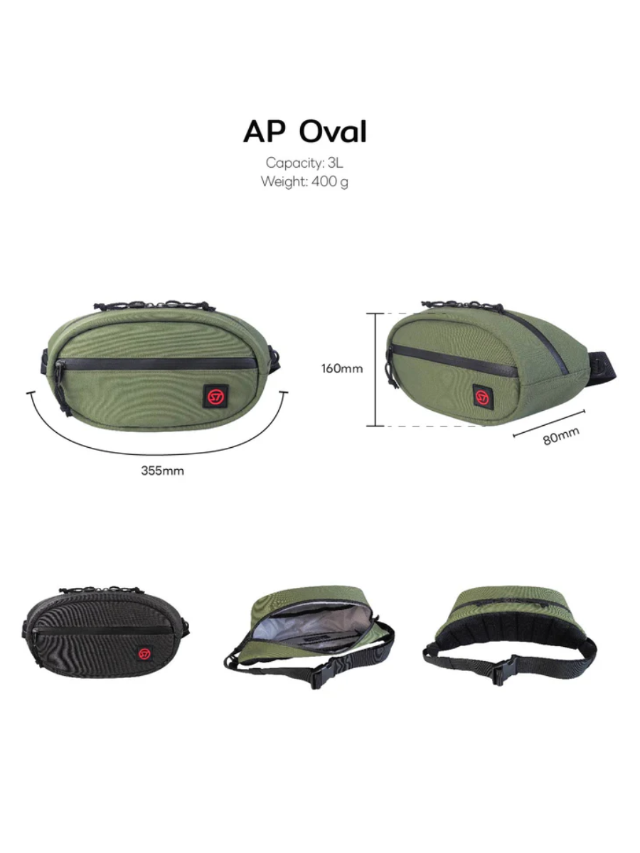 STREAM TRAIL AP Oval Waist Bag