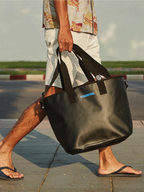 STREAM TRAIL Puffer Tote Bag
