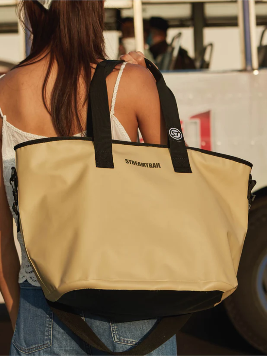 STREAM TRAIL Puffer Tote Bag