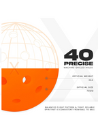 FRANKLIN X-40 Outdoor Pickleballs - 74mm (3 Packs)