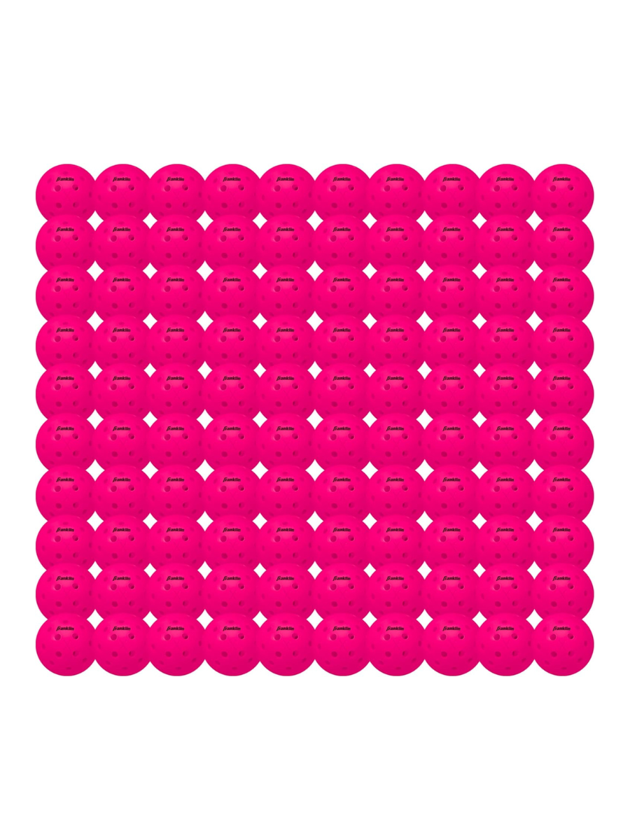 FRANKLIN X-40 Outdoor Pickleballs - 74mm (100-pack)