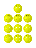 FRANKLIN X-40 Outdoor Pickleballs - 74mm (10 Packs)