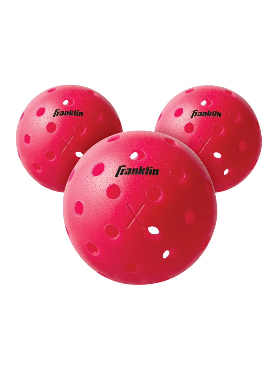 FRANKLIN X-40 Outdoor Pickleballs - 74mm (3 Packs)