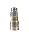 ATOMIC AQUATICS SS1 Qd Hose Assembly - Stainless Steel