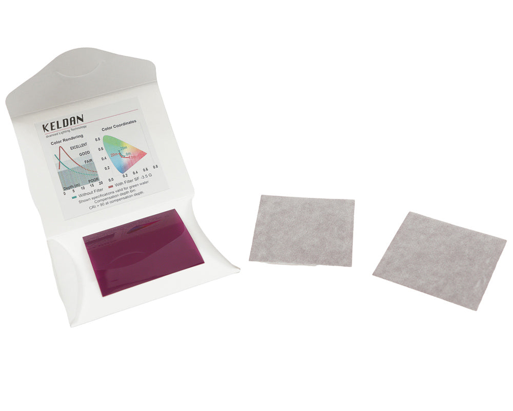 KELDAN SF -3.5 Green Spectrum Filter Film 60x60