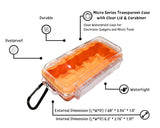 RAPTOR MICRO SERIES WATERTIGHT TRANSPARENT CASE