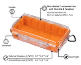 RAPTOR MICRO SERIES WATERTIGHT TRANSPARENT CASE