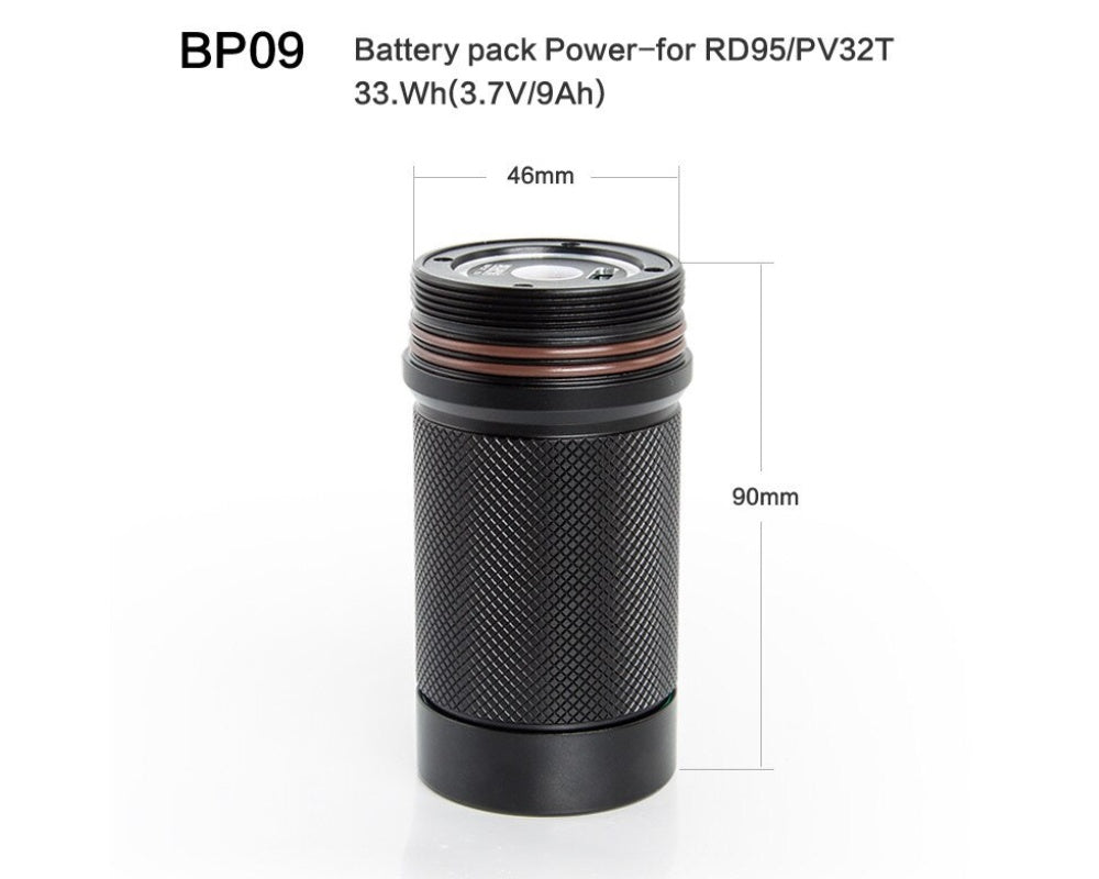 SCUBALAMP SUPE BPO9 Spare Battery For Pv32