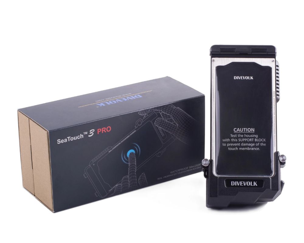 DIVEVOLK Seatouch 3 Pro Underwater Phone Housing For Dac - 80m