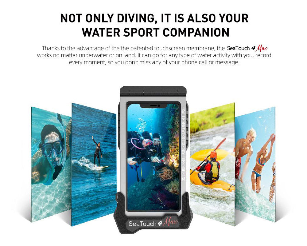 DIVEVOLK Seatouch 4 Max Underwater Phone Housing With Adaptor