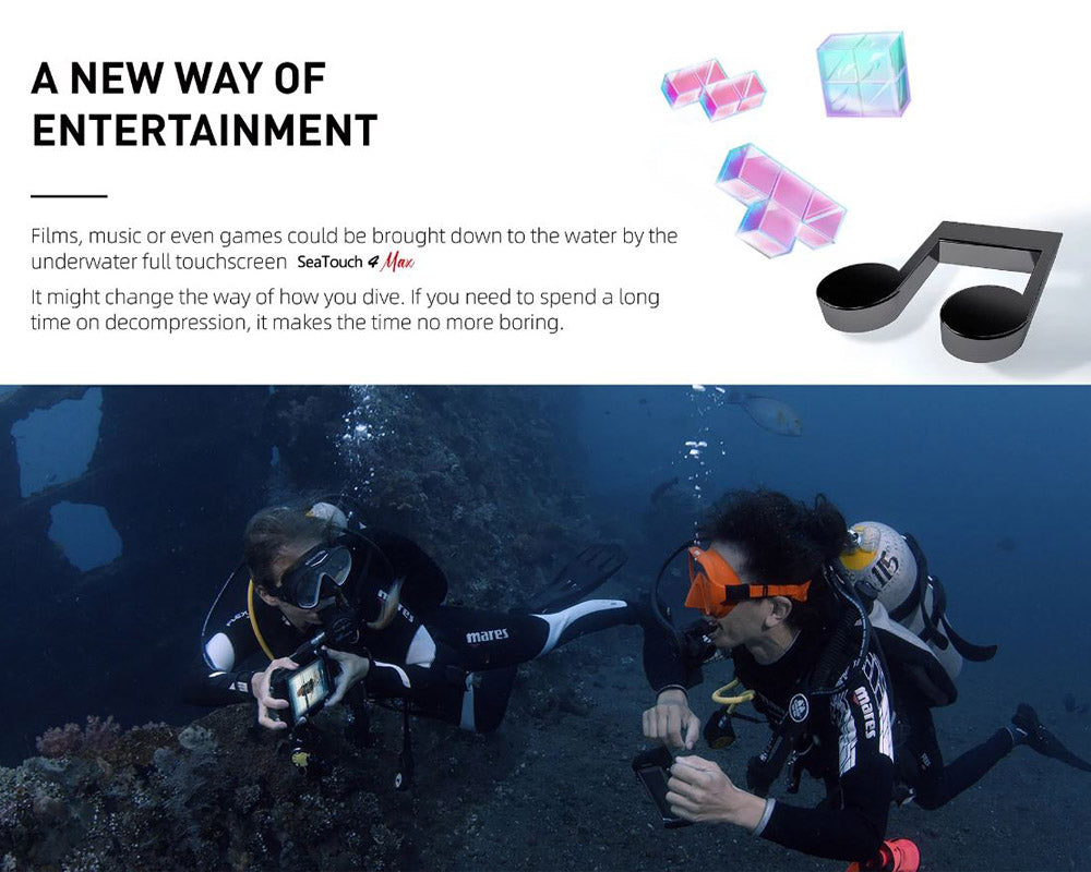 DIVEVOLK Seatouch 4 Max Underwater Phone Housing With Adaptor